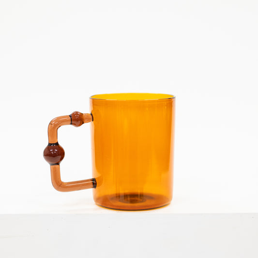 Amber Glass Mug
