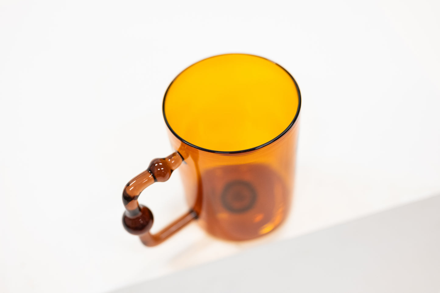 Amber Glass Mug