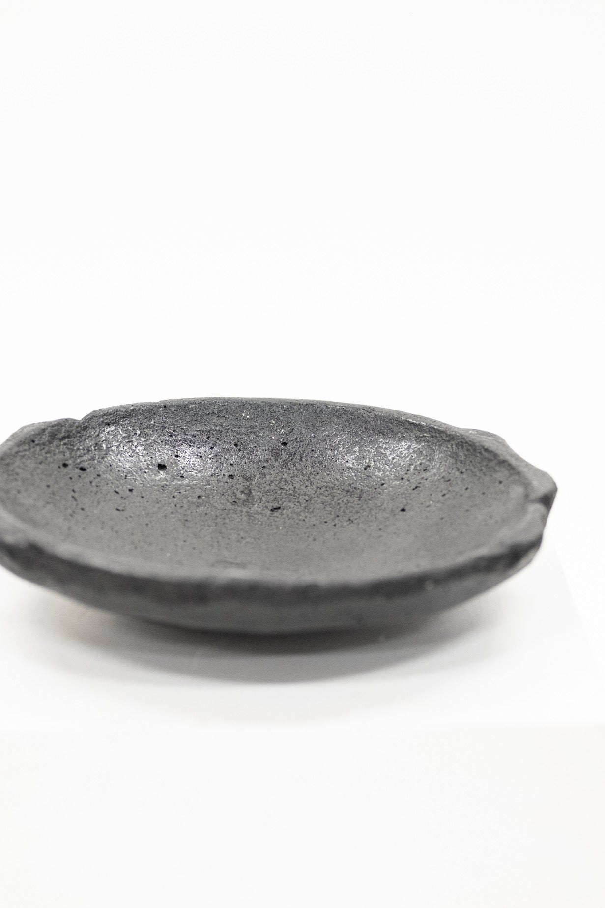 Black Stone Saucer (Vintage)