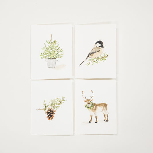 Evergreen Holiday Notecard Set