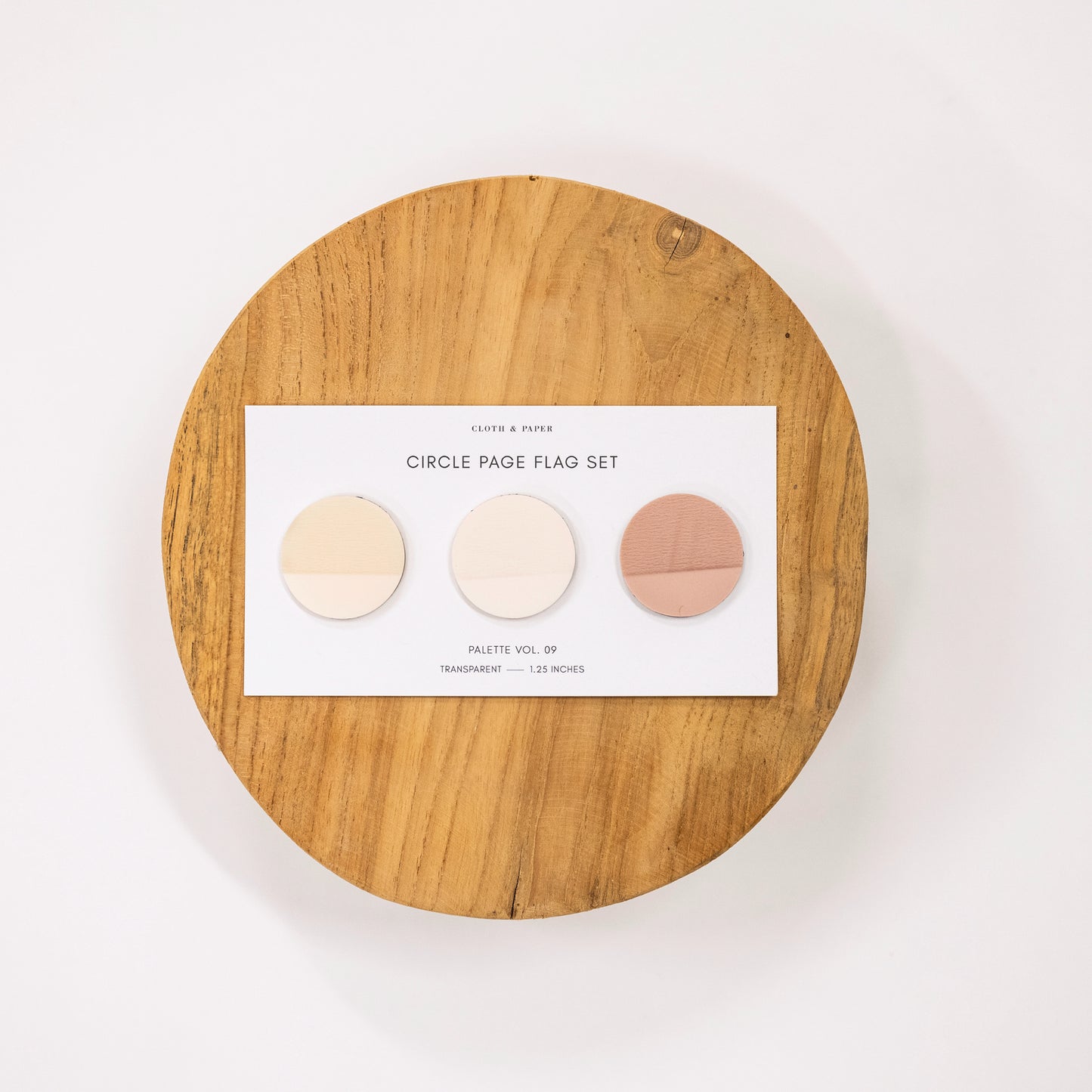 Circle Page Flag Set