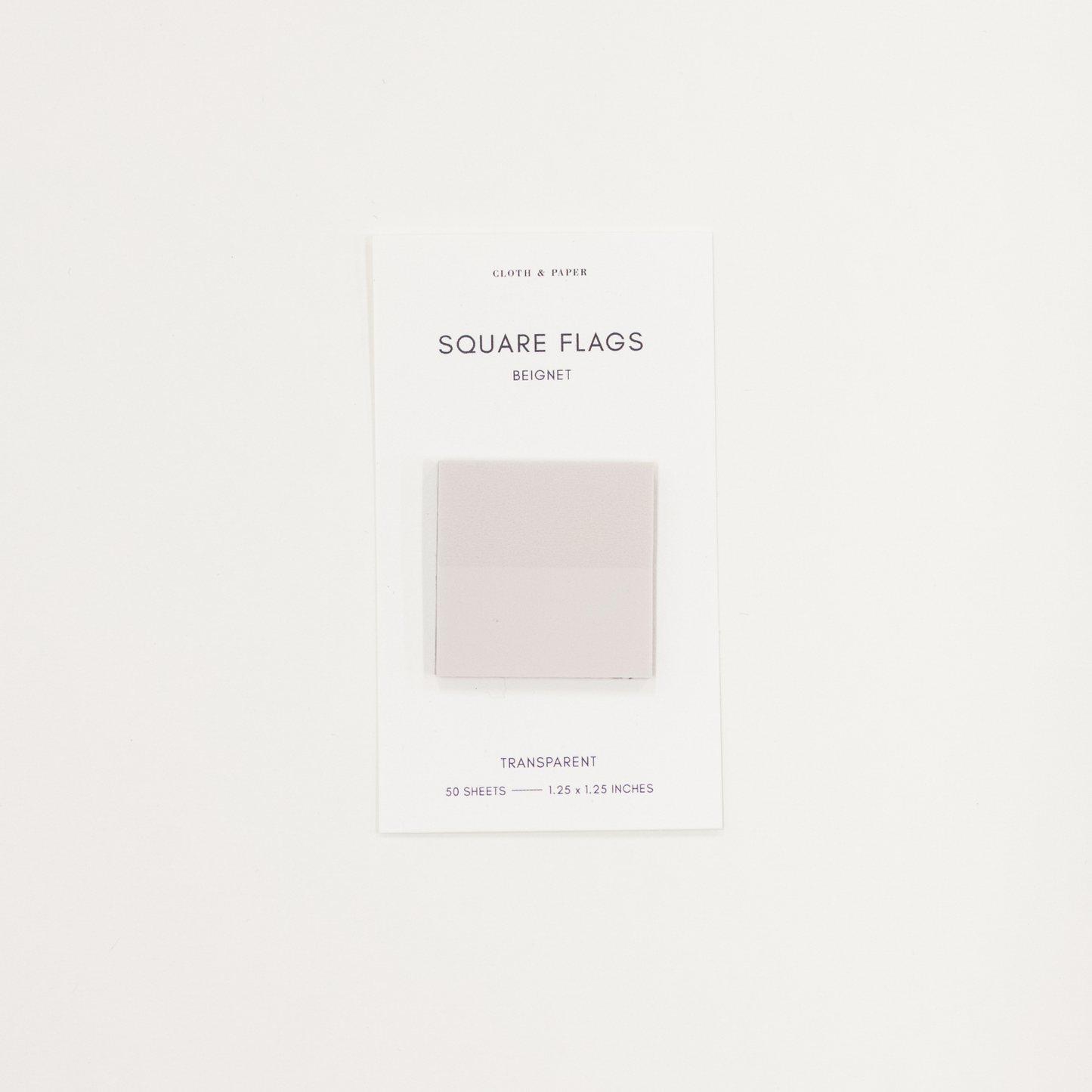 Square Transparent Sticky Notes