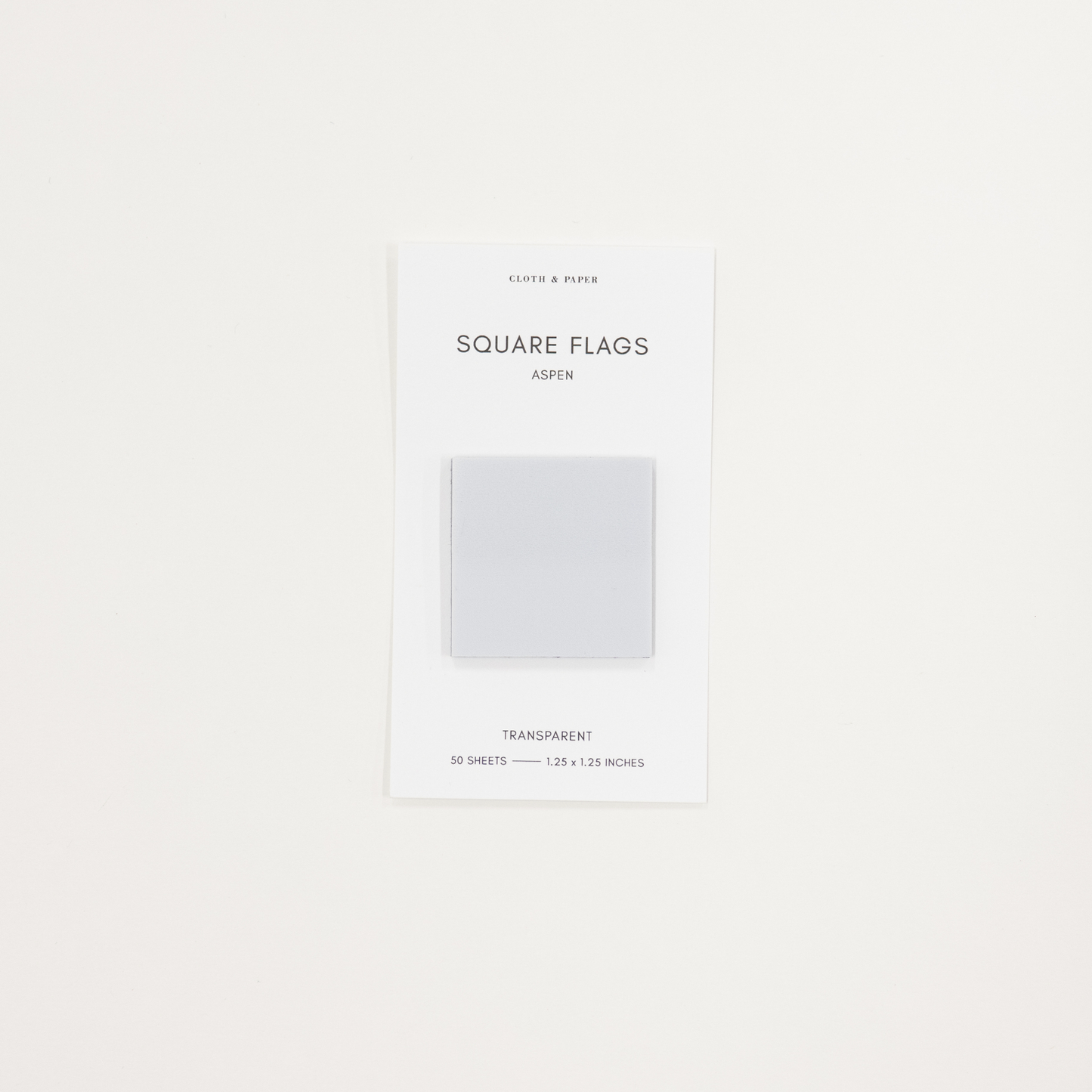 Square Transparent Sticky Notes