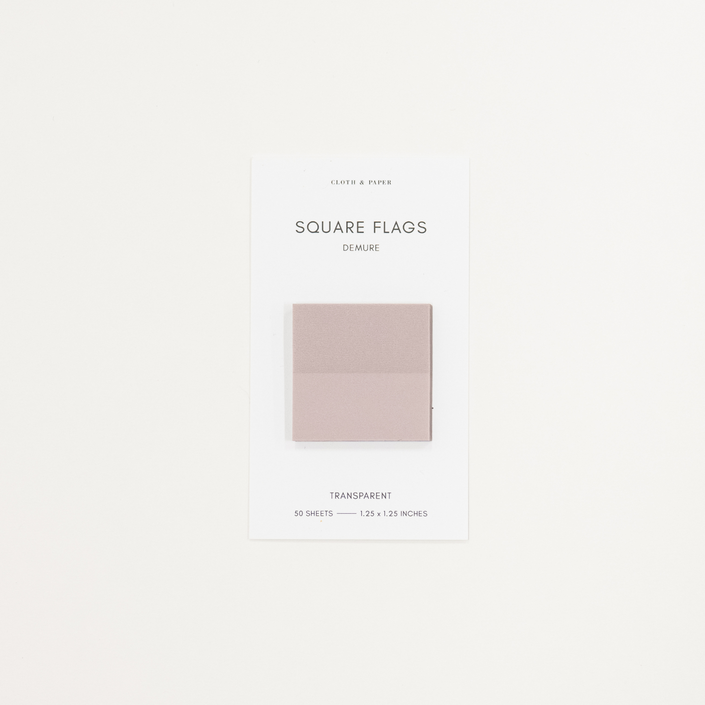 Square Transparent Sticky Notes