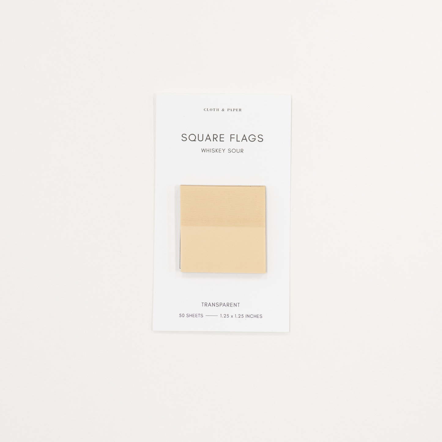 Square Transparent Sticky Notes
