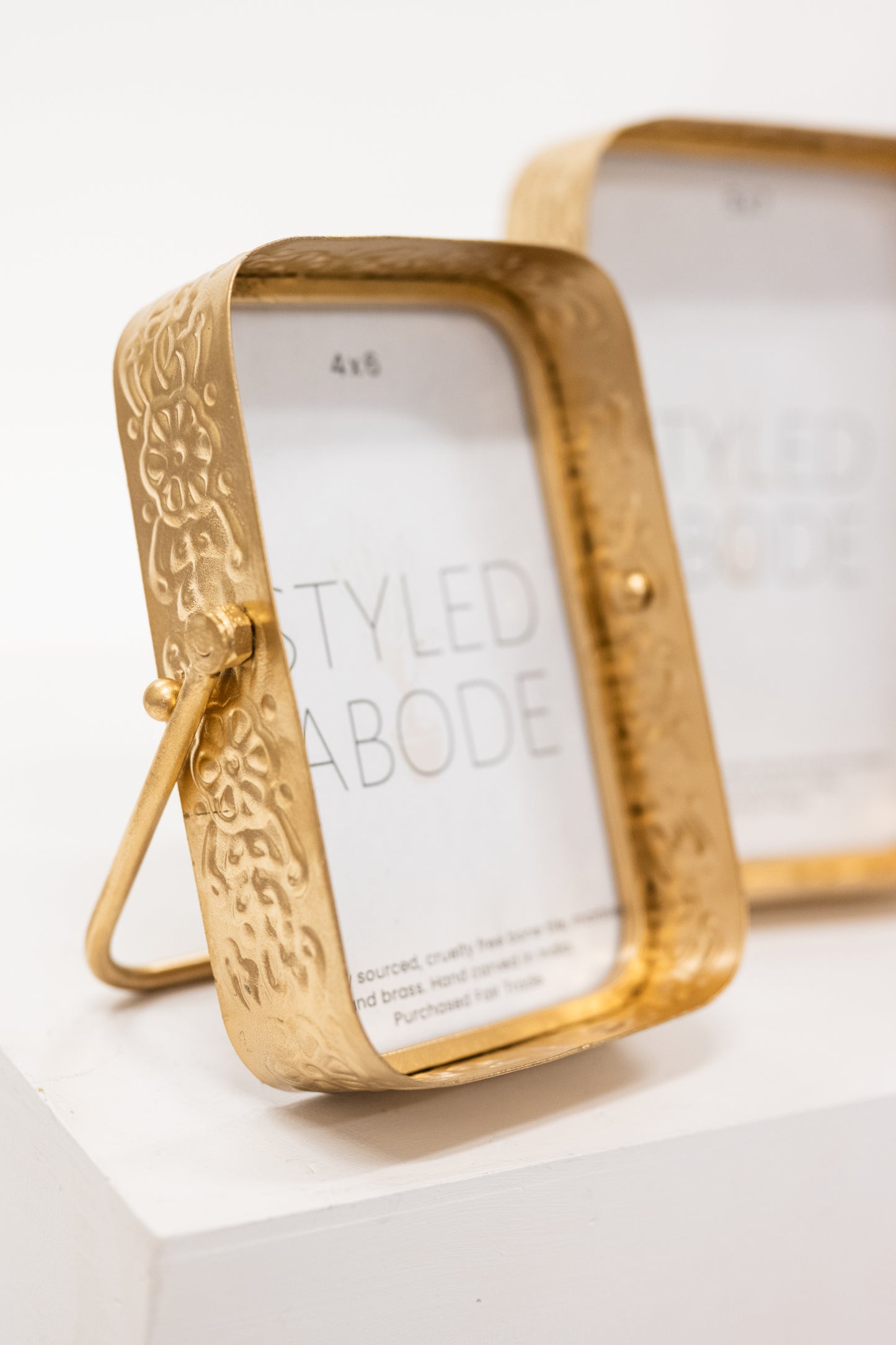 Embossed Gold Picture Frame 4x6