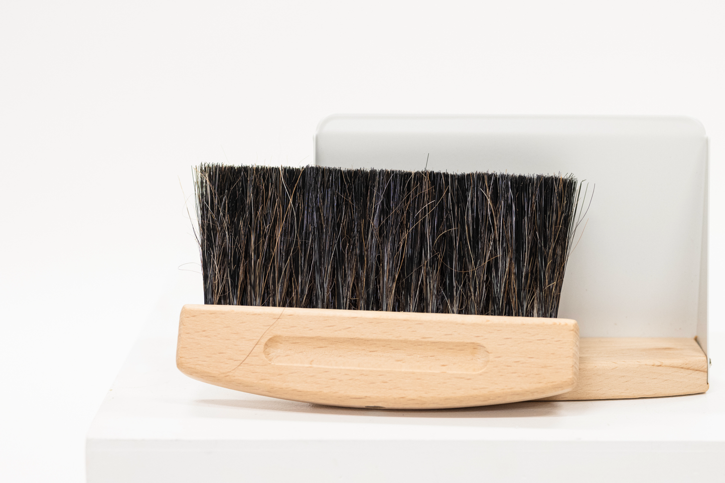Horsehair Hand Broom and Dusting Pan Set