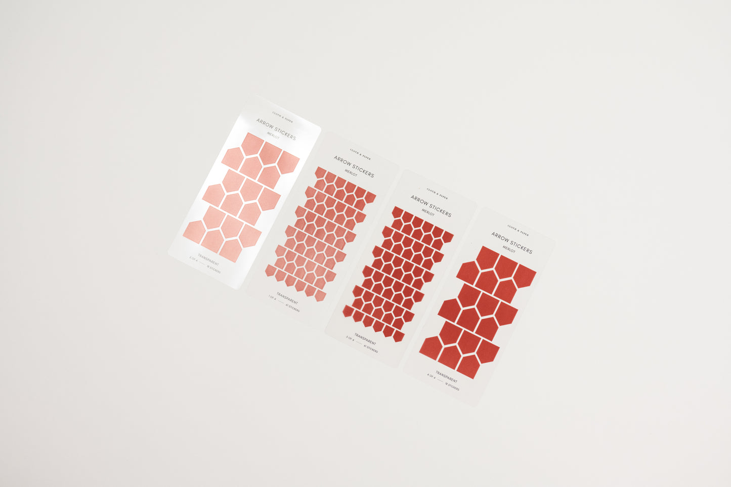 Merlot Arrow Stickers