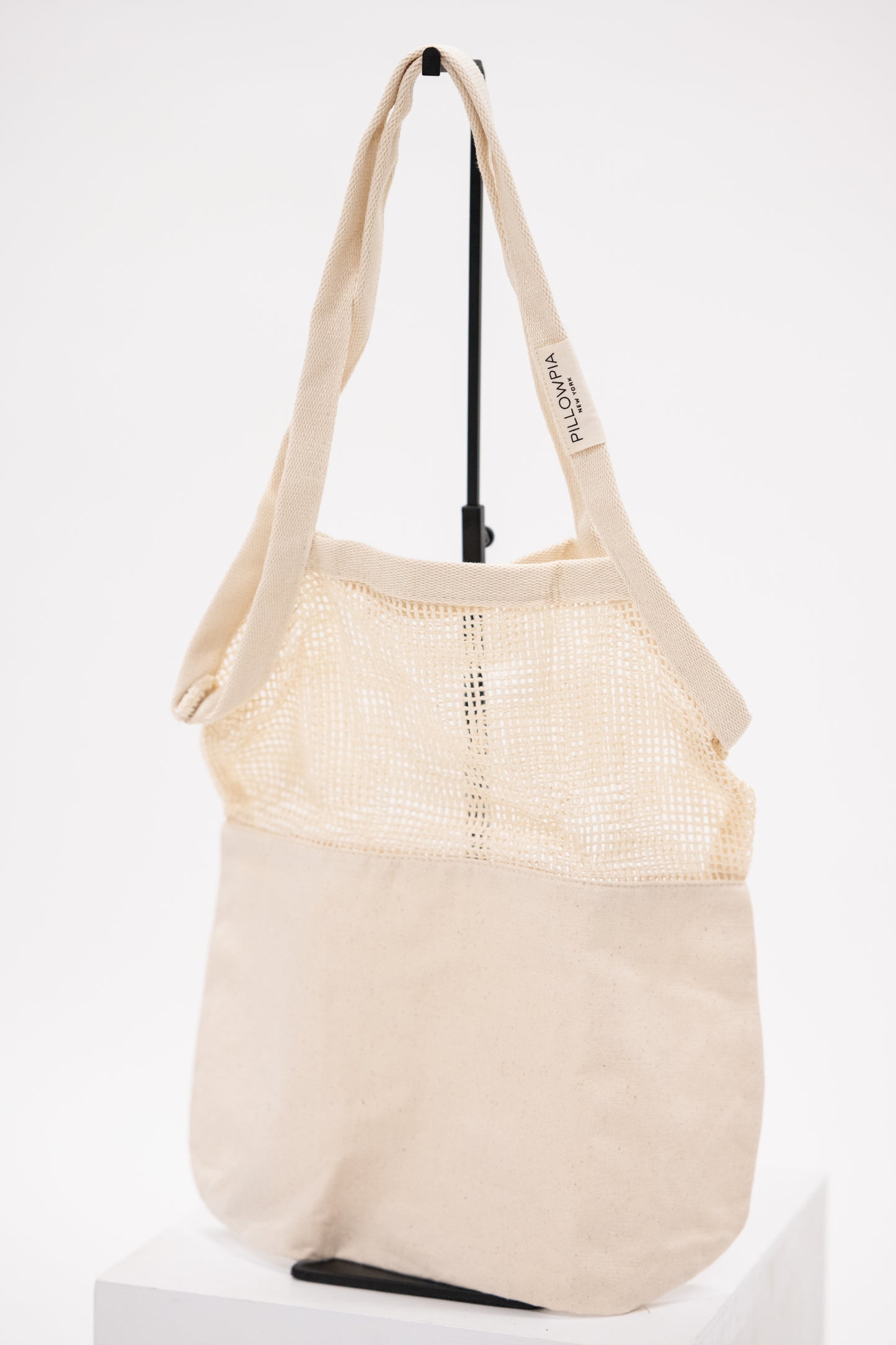 Canvas Market Tote - Solid Bottom Market Bag