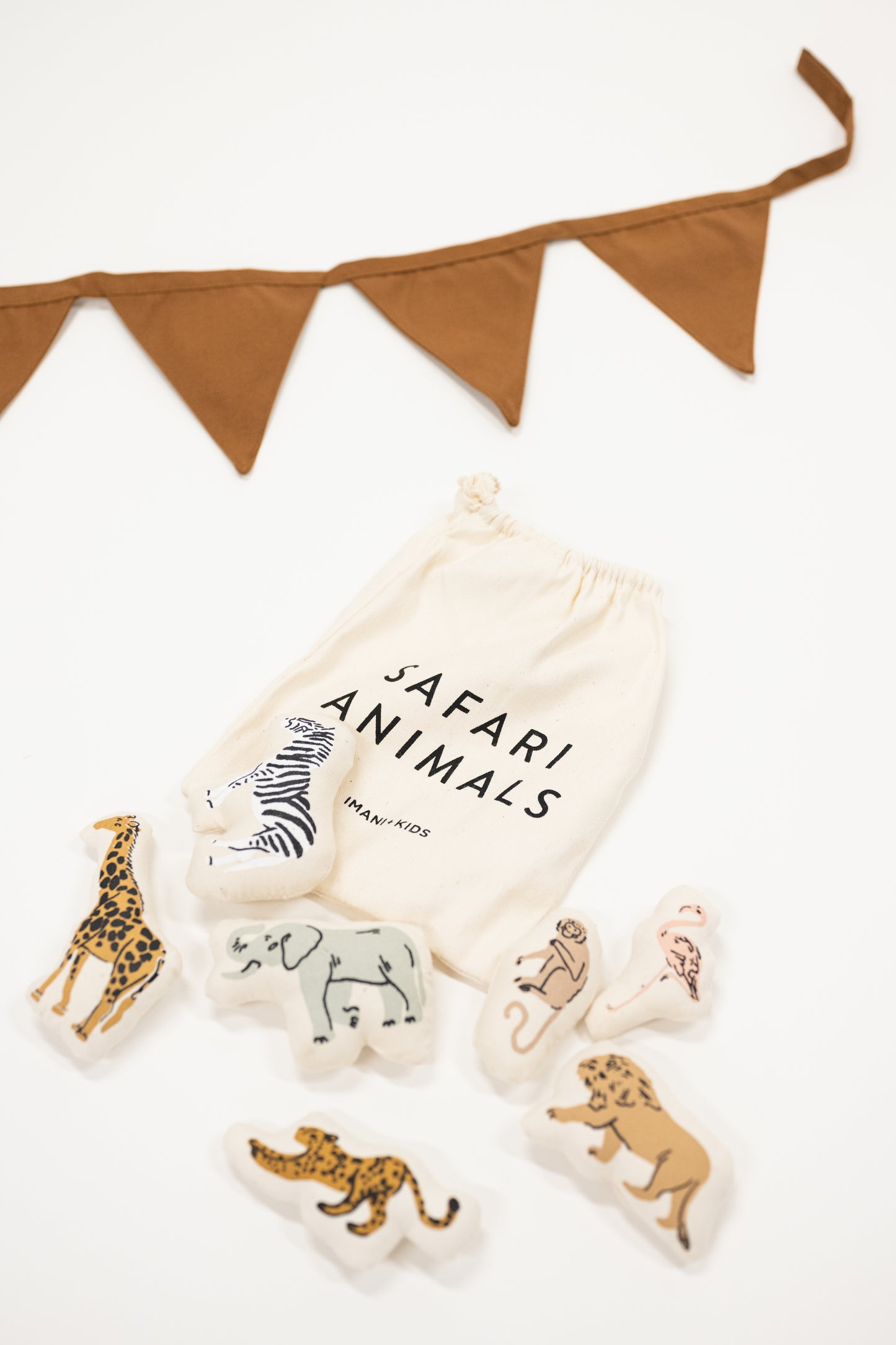 Rust Triangle Bunting