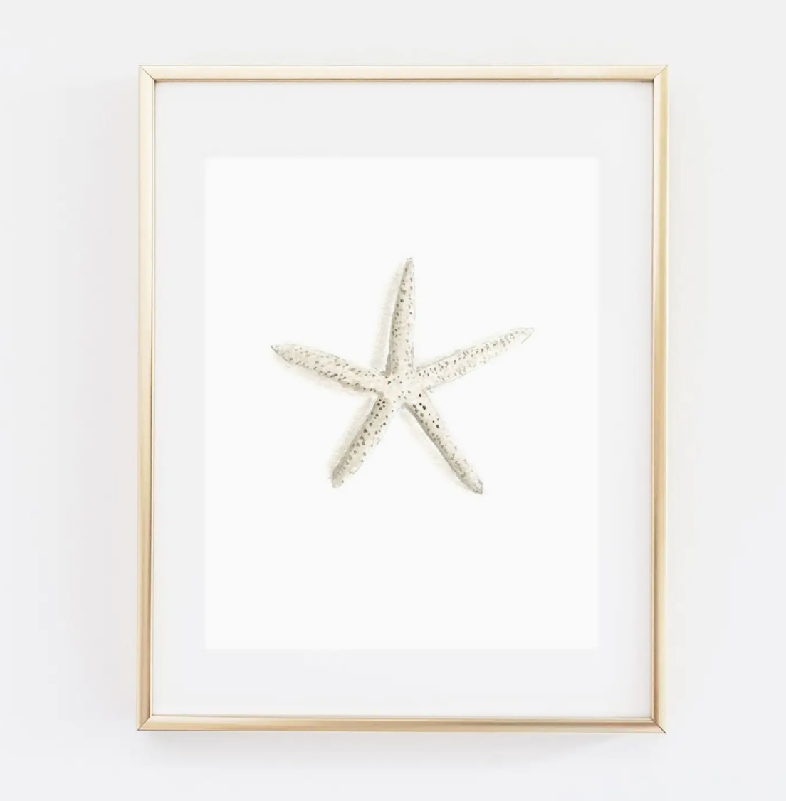Starfish Watercolor Art Print (By Emily Lex)