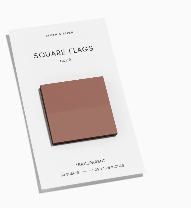 Square Transparent Sticky Notes