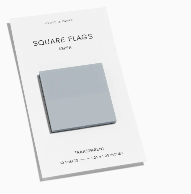 Square Transparent Sticky Notes