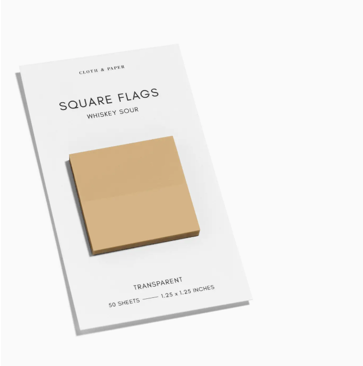 Square Transparent Sticky Notes