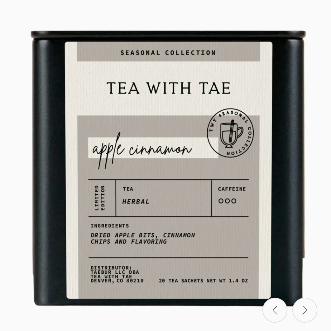 Apple Cinnamon Herbal Tea: 20 Bags