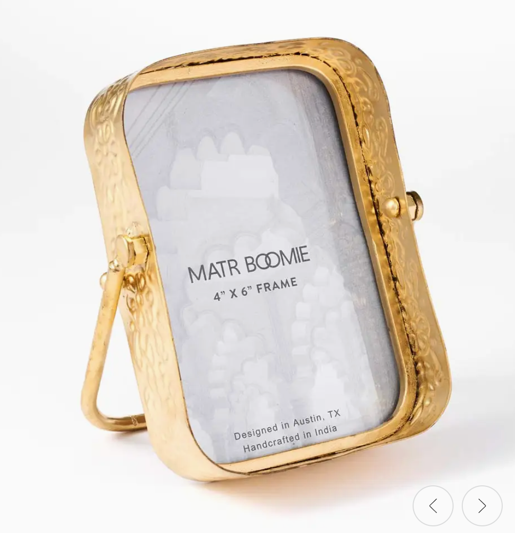 Embossed Gold Picture Frame 4x6