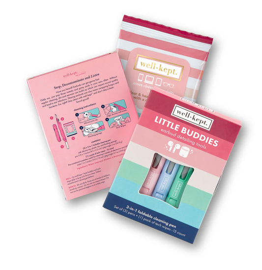 Earbud Detailing Tools + Wipes