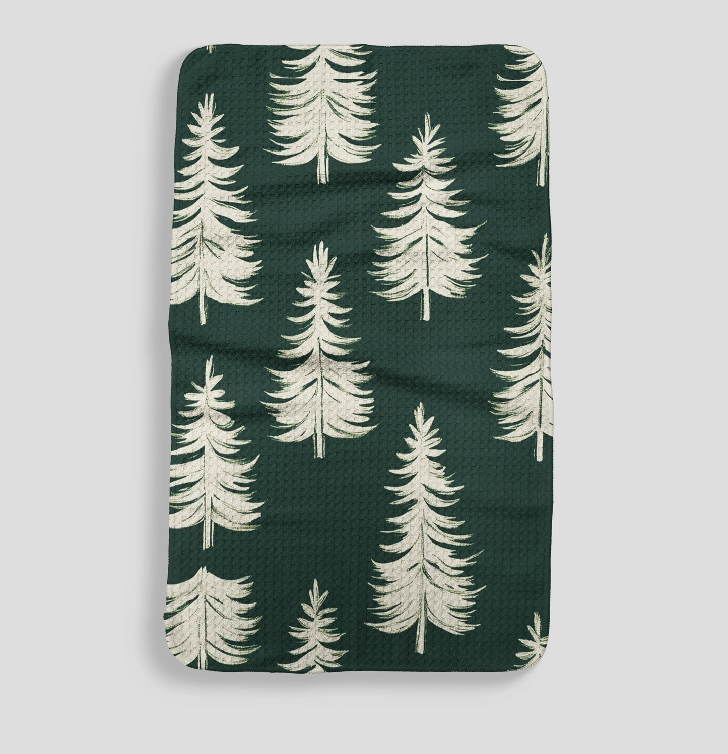 Evergreen Trees Microfiber Kitchen Towel