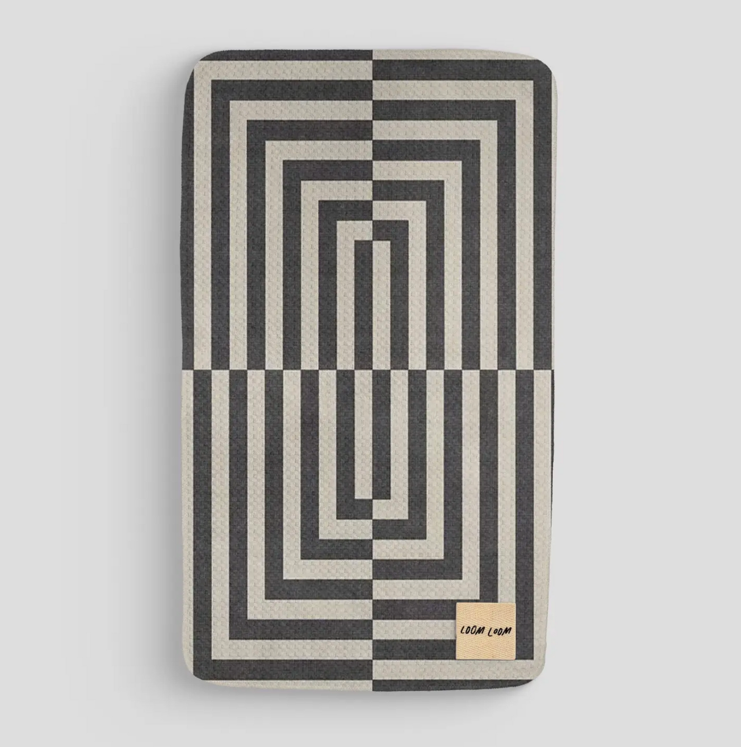 Black & White Microfiber Kitchen Towel