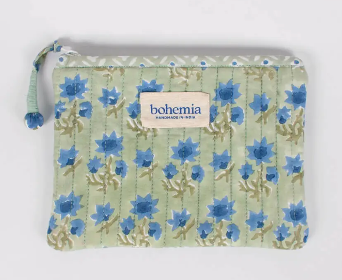 Quilted Zip Pouch - Small