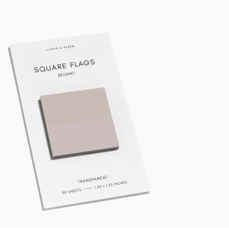 Square Transparent Sticky Notes