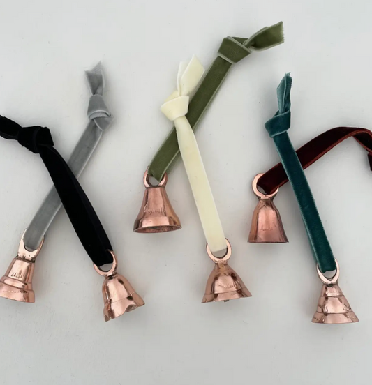 Copper Bell Ornament 1-1/2"