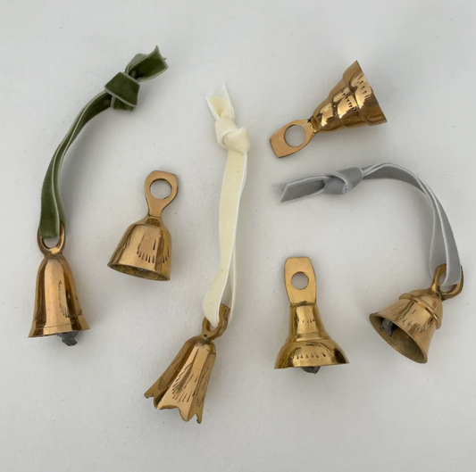 Brass Bell Ornament 1-3/4"