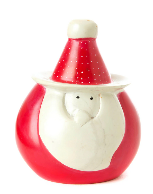 Rolly Soapstone Santa