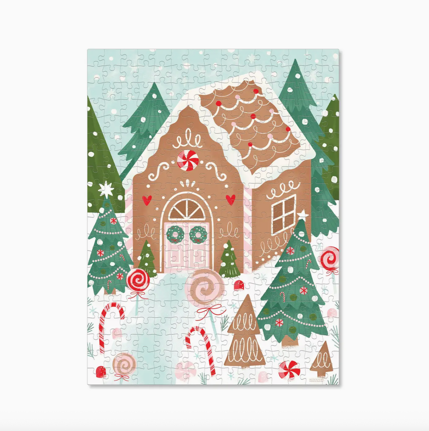 Gingerbread House Puzzle: 300 Pieces