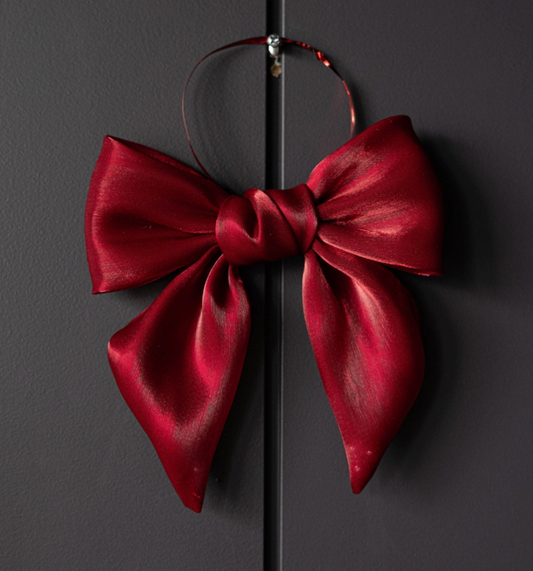 Red Gauze Bow