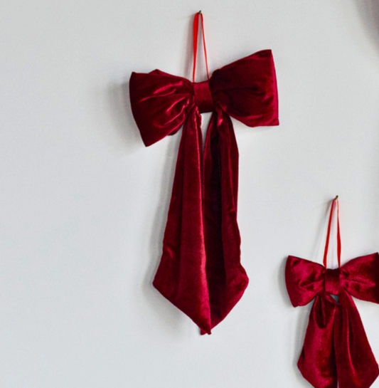 Red Velvet Bow