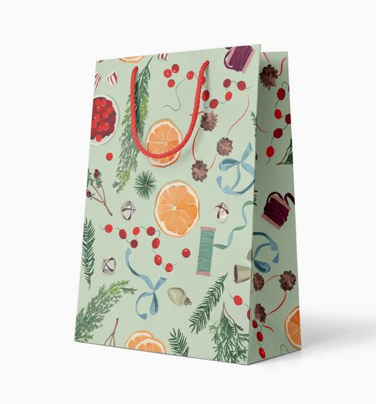 Holiday Trimmings Gift Bag