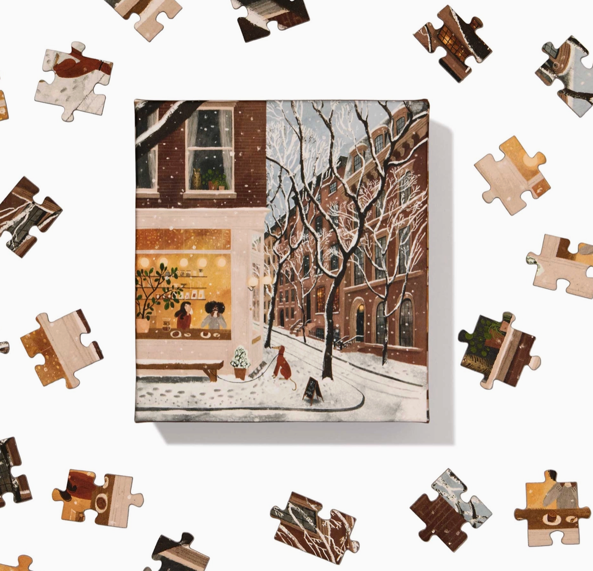 Coffee In The West Village: 100 Piece Puzzle