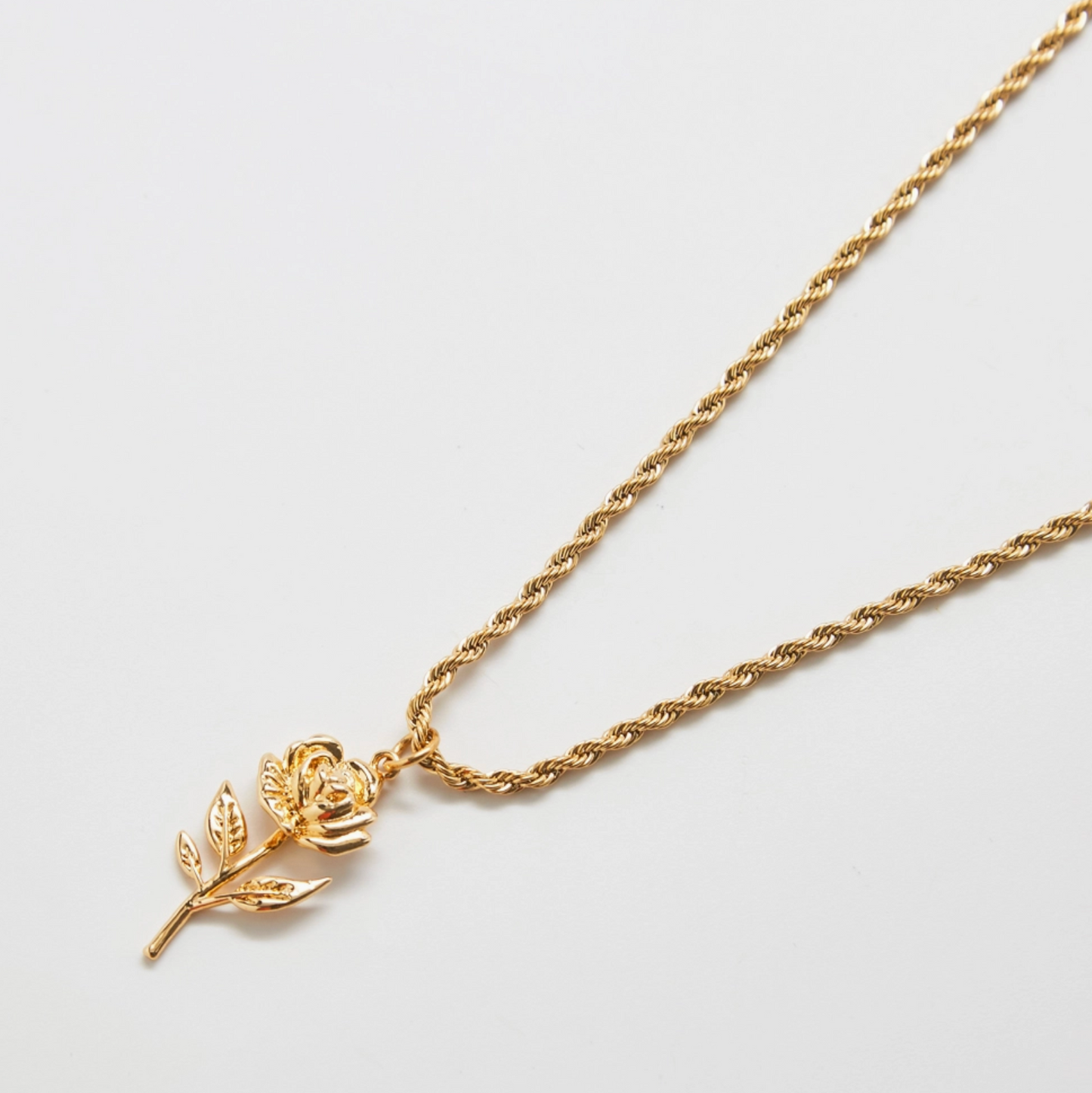 Rose Charm Necklace