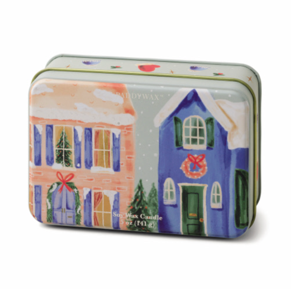 Christmas Tin Candle