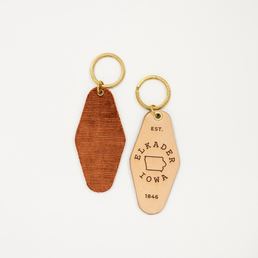 Elkader Clay Keychain