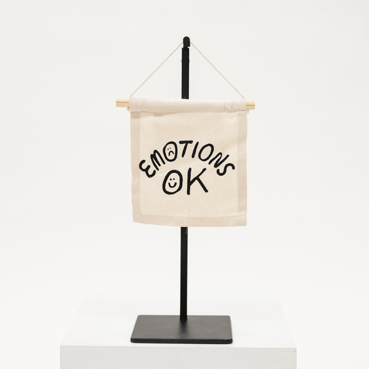 Emotions Ok - Canvas Wall Sign