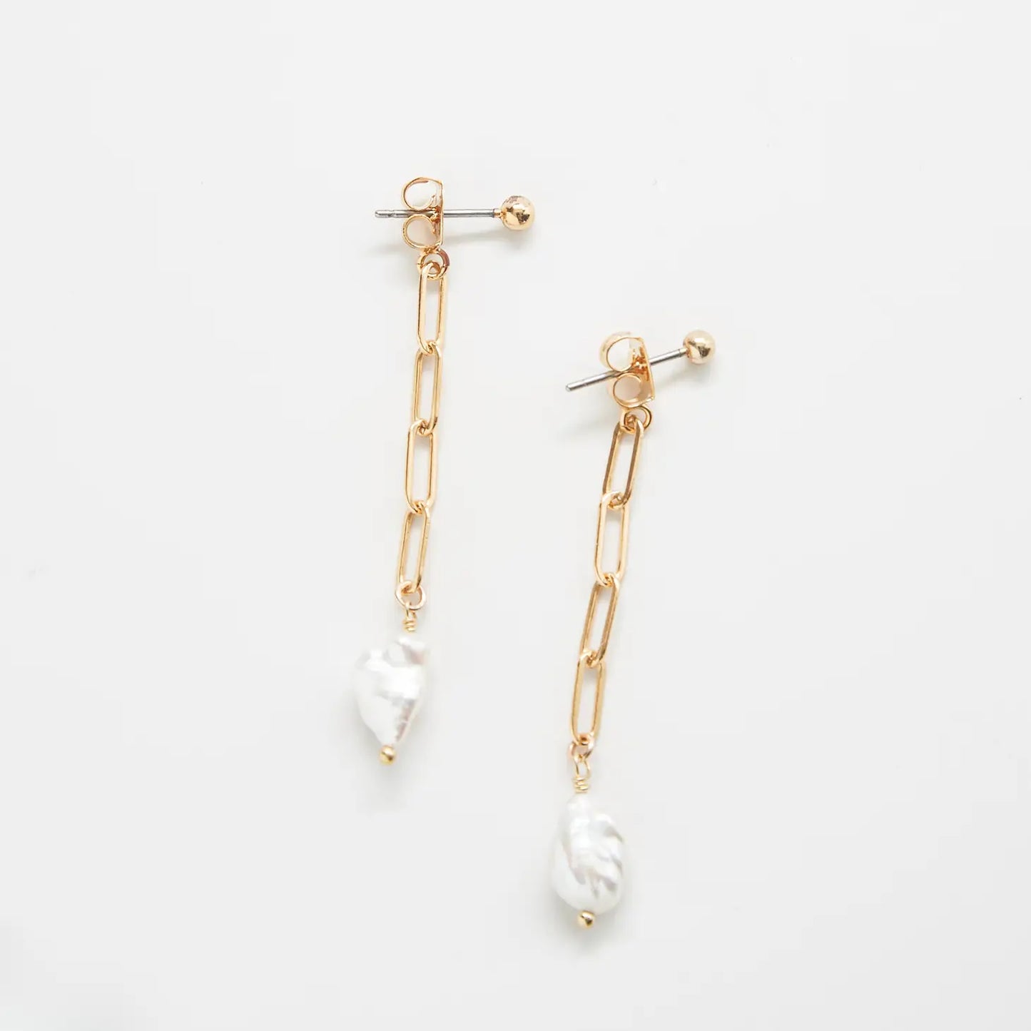 Pearl Chain Earring