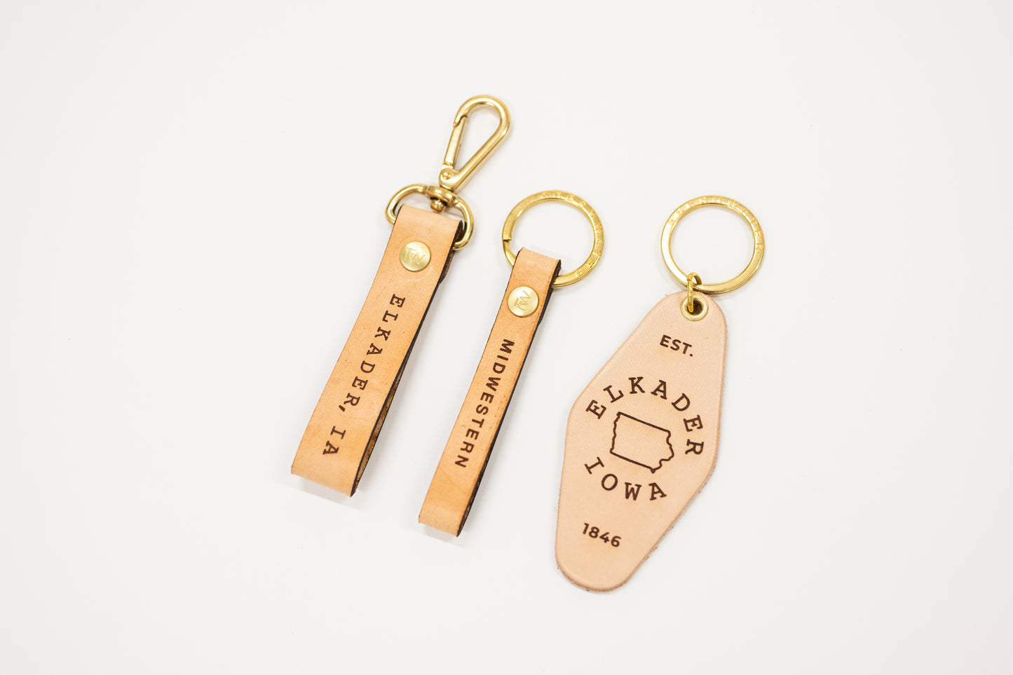 Elkader Clay Keychain