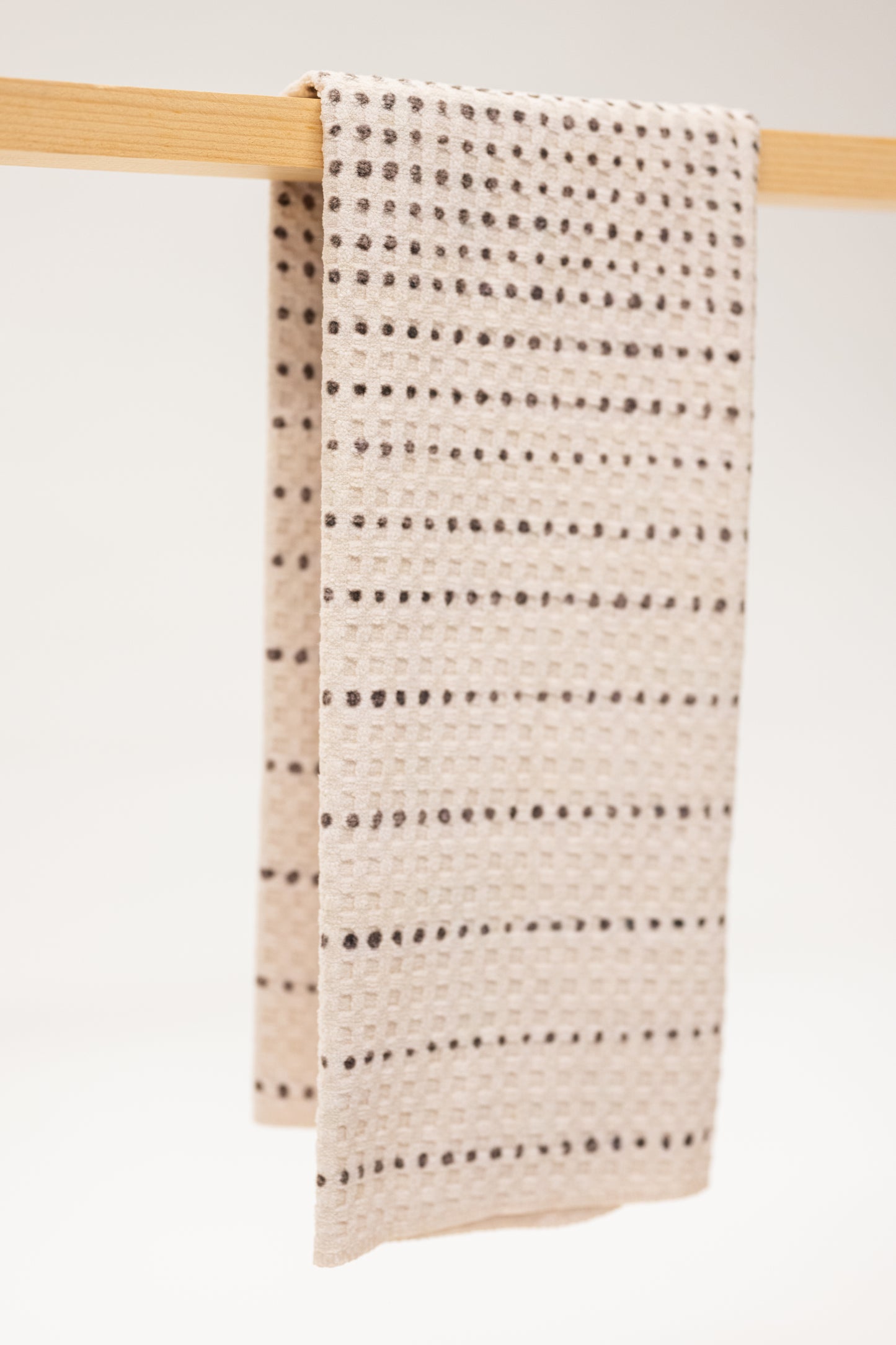 Neutral & Black Dotted Microfiber Kitchen Towel