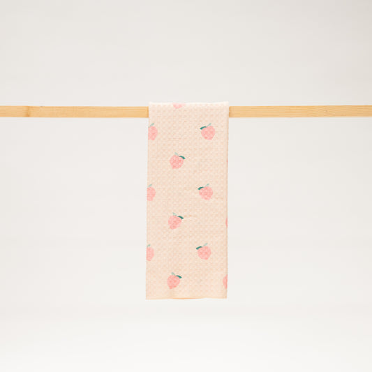 Peaches microfiber kitchen towel