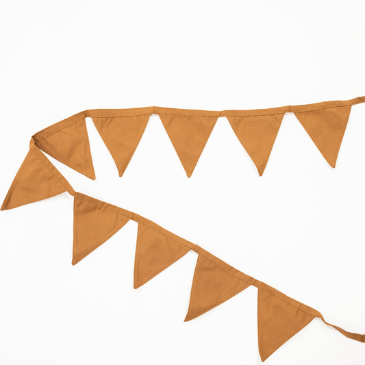 Rust Triangle Bunting