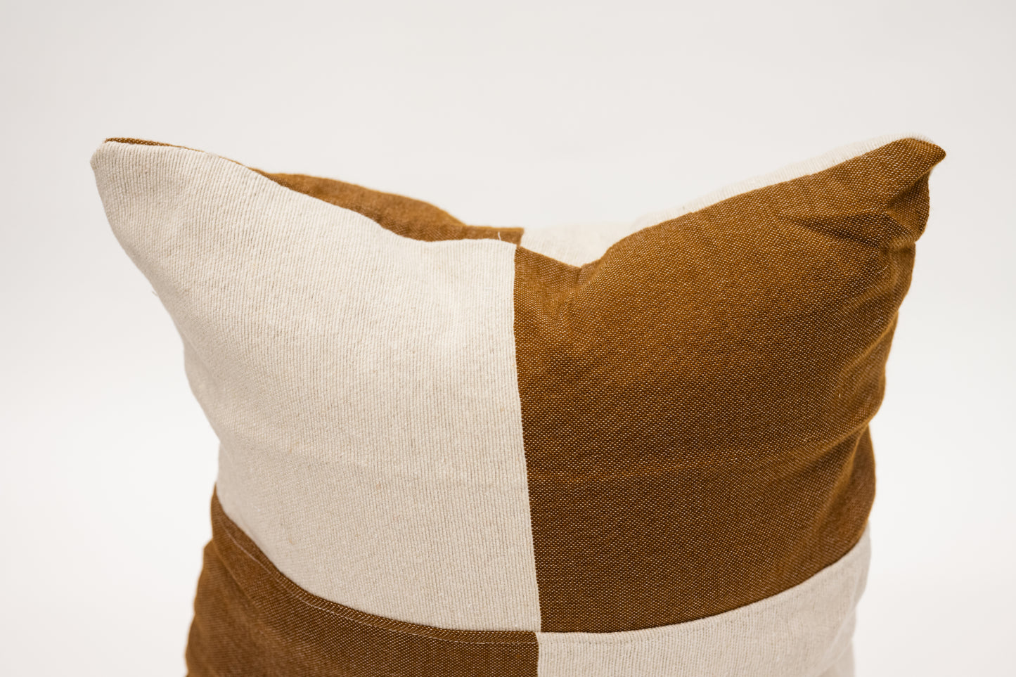 Cheque Throw Pillow 22" - Spice