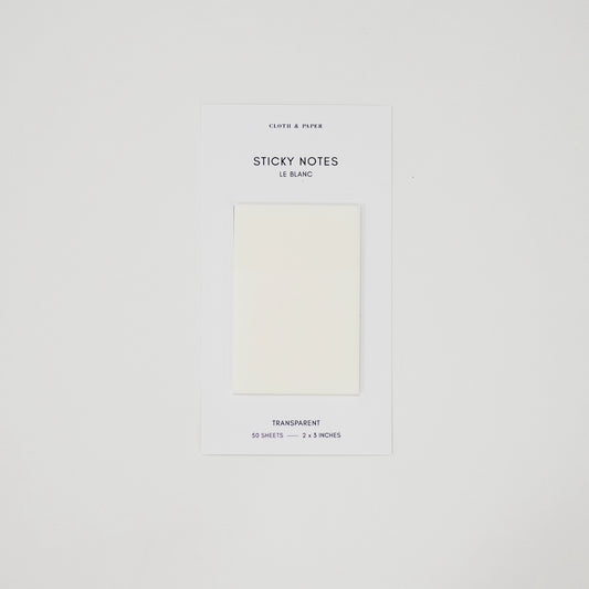 Transparent Rectangle Sticky Note