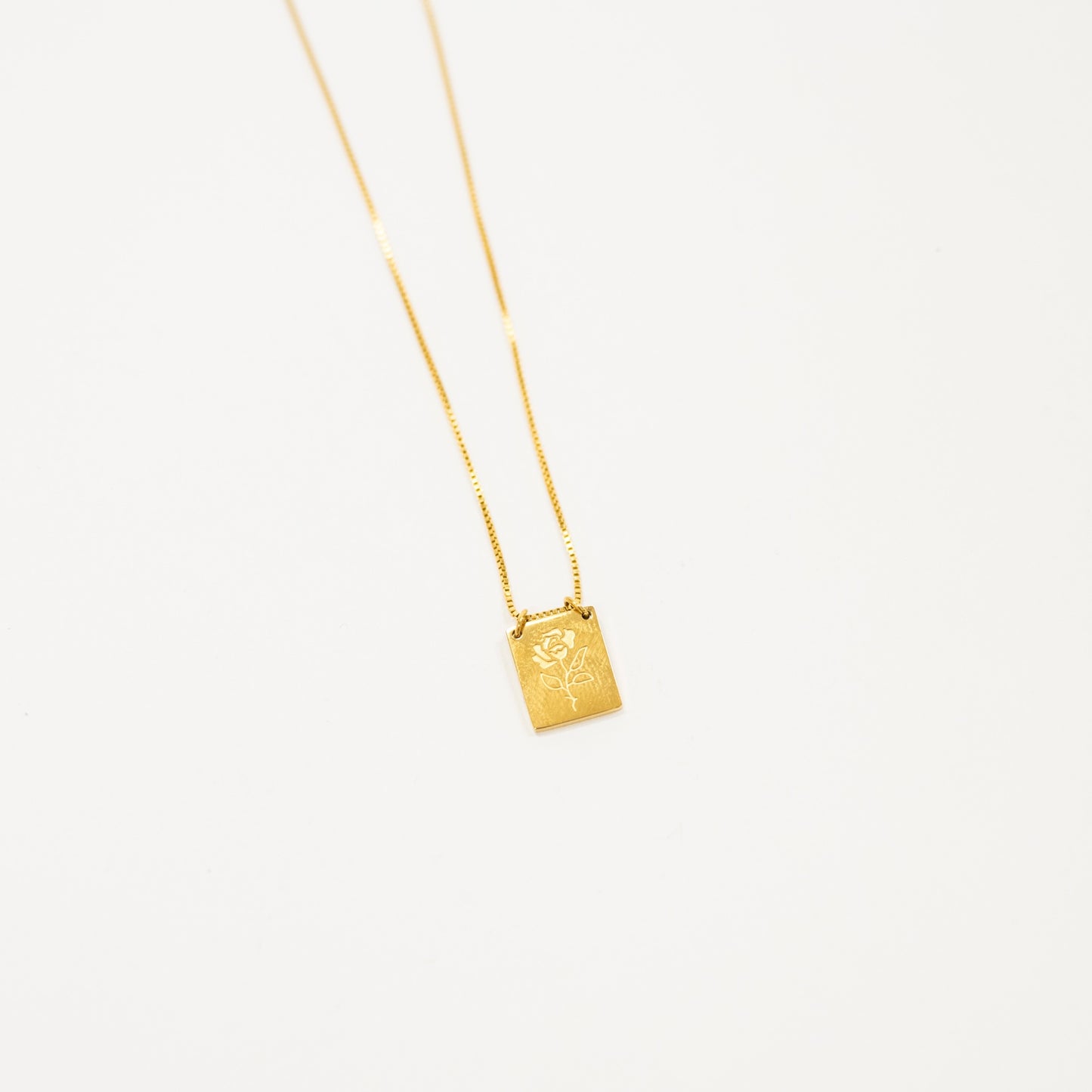 Rose Bar Necklace