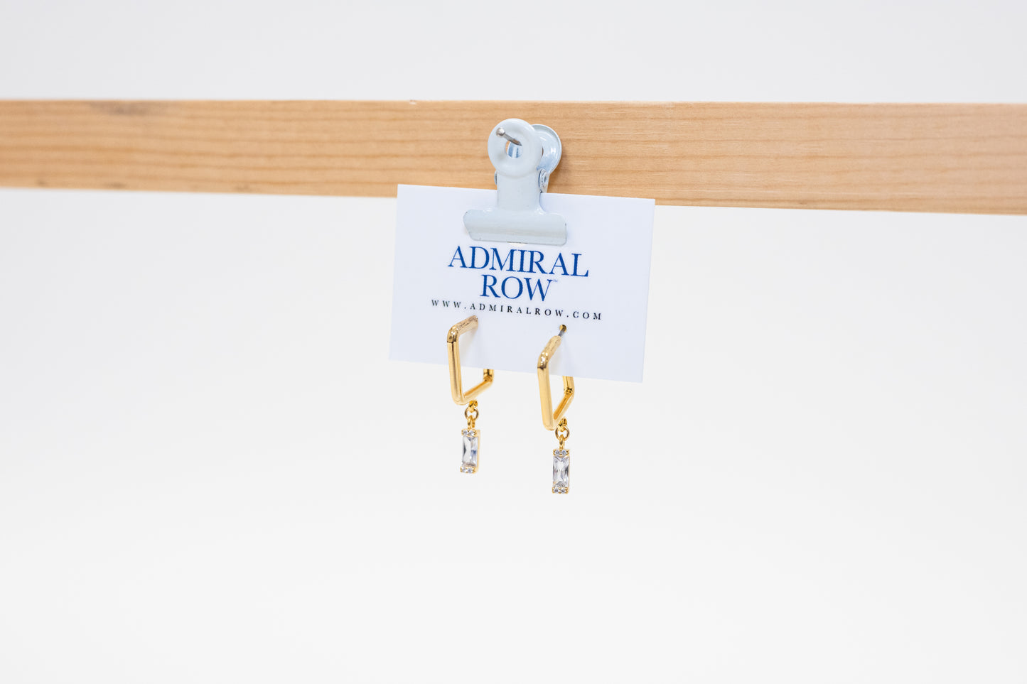 Square Diamond Huggies