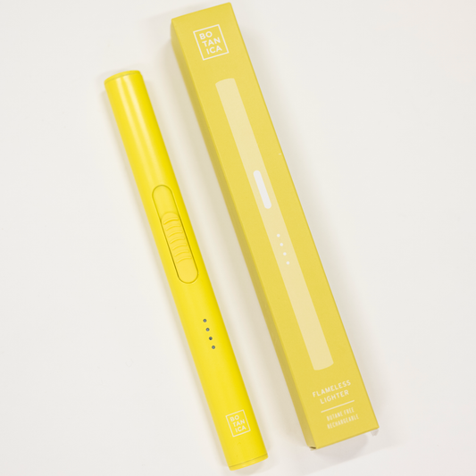 lemon lime yellow rechargeable usb lighter