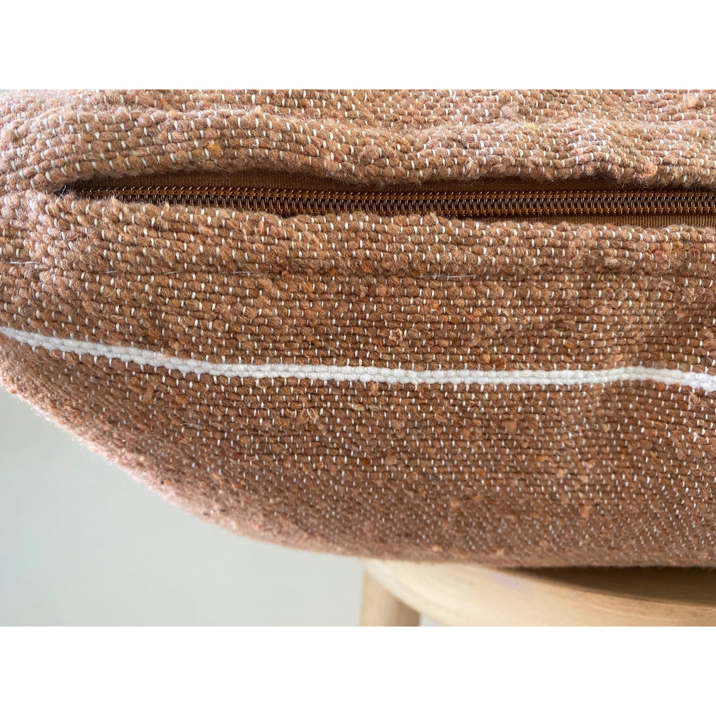 Clay Striped Pillow