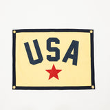 USA Banner: Felt Camp Style Banner