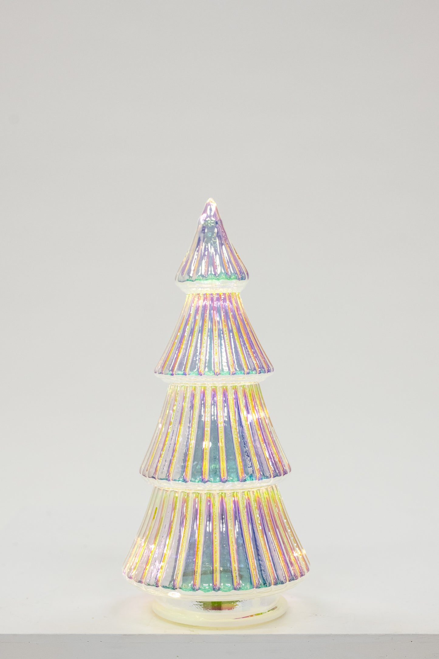 LED Glass Christmas Tree